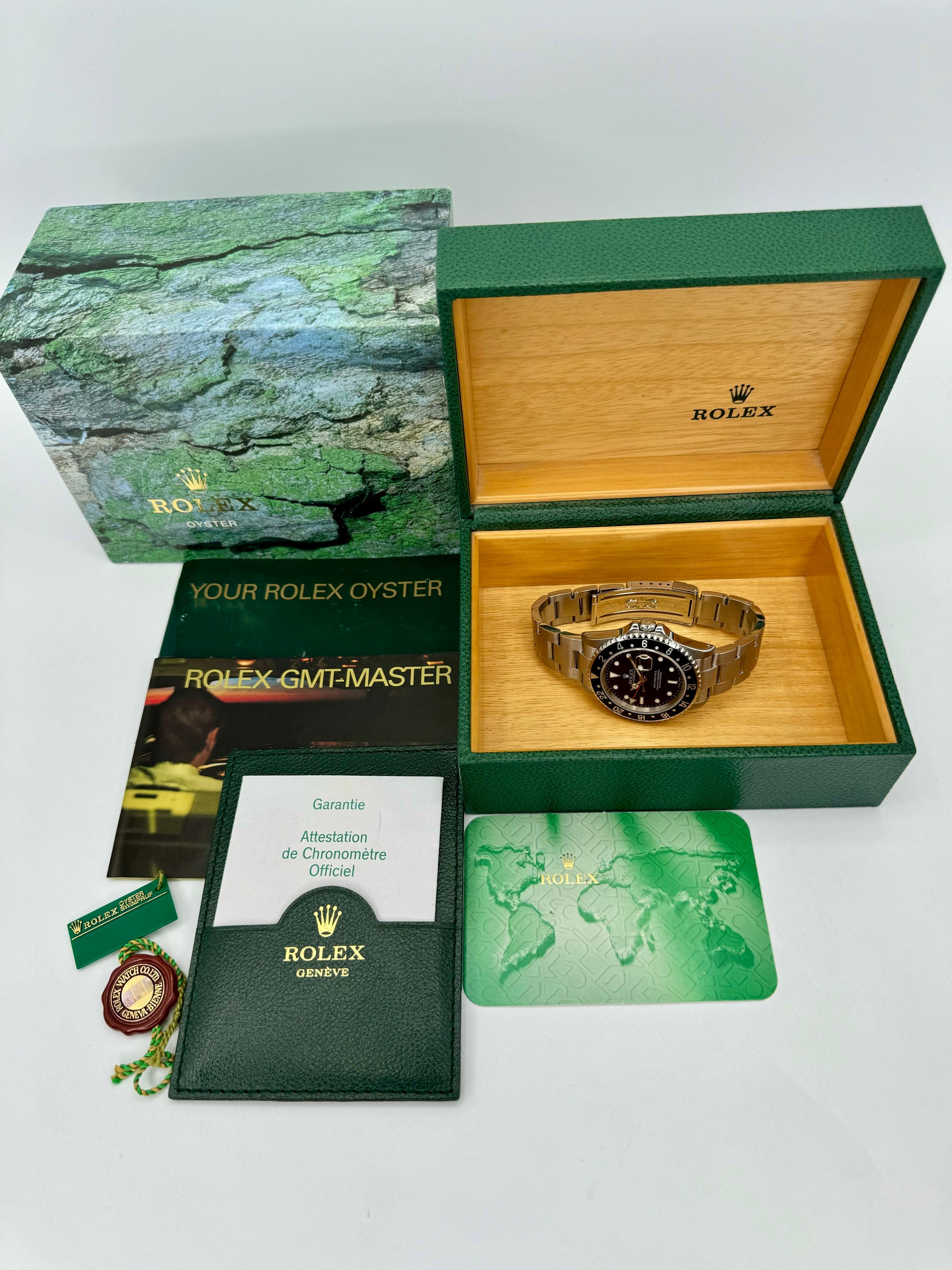 2003 Rolex GMT-Master II 40mm 16710LN Stainless Steel Black Dial - MyWatchLLC