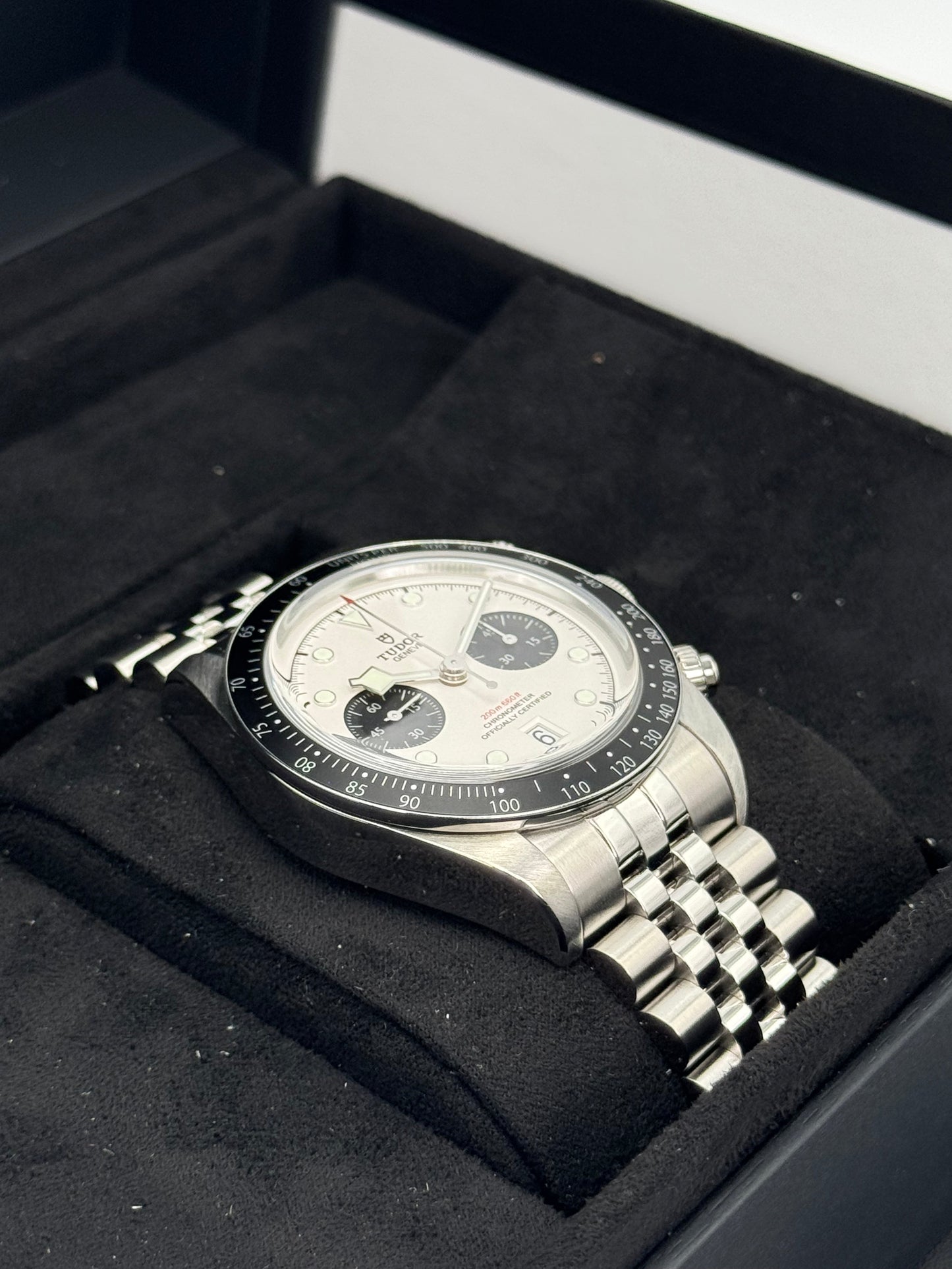 2024 Tudor Black Bay Chrono 41mm 79360N Opaline Panda Dial - MyWatchLLC