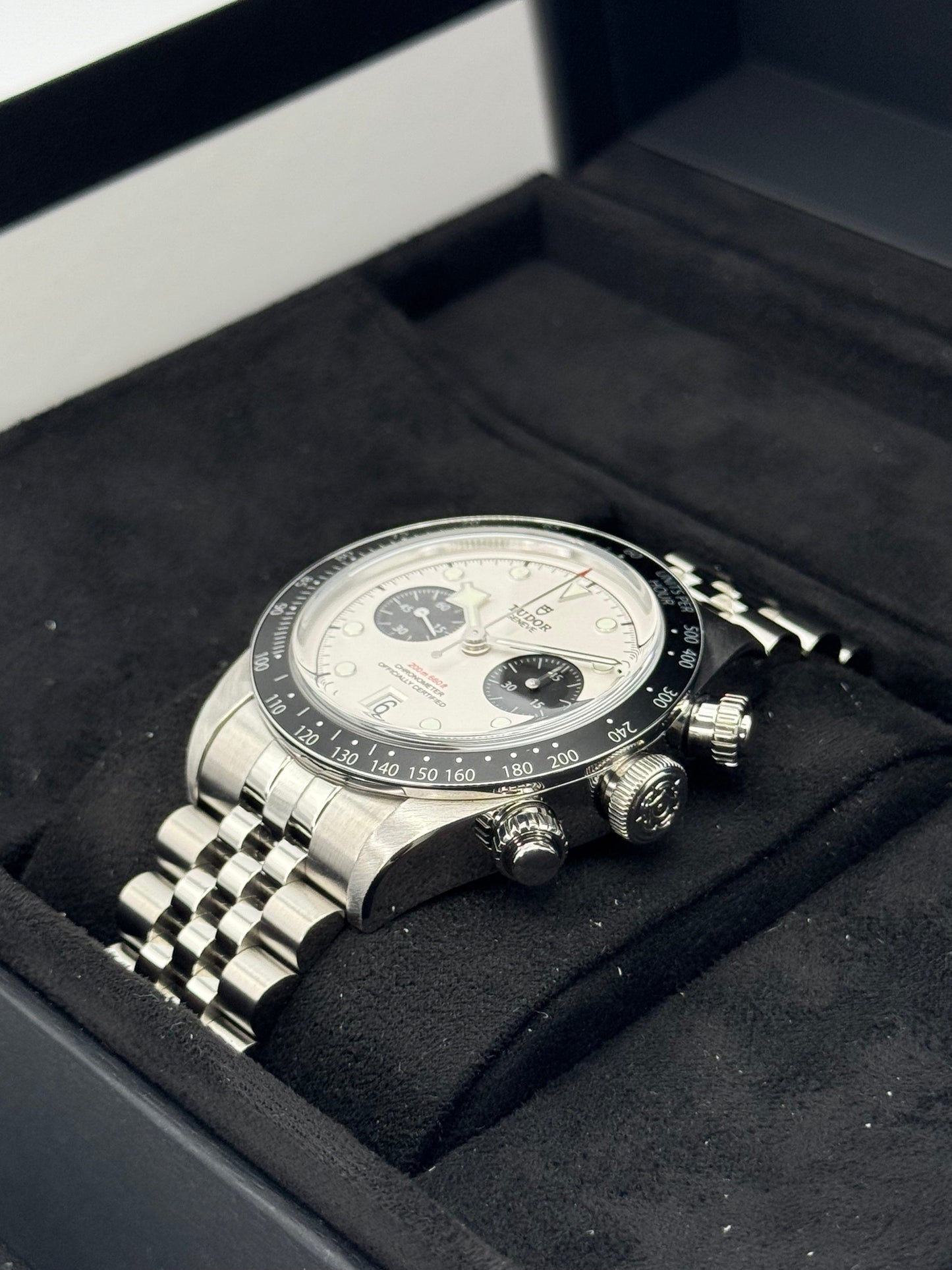 2024 Tudor Black Bay Chrono 41mm 79360N Opaline Panda Dial - MyWatchLLC