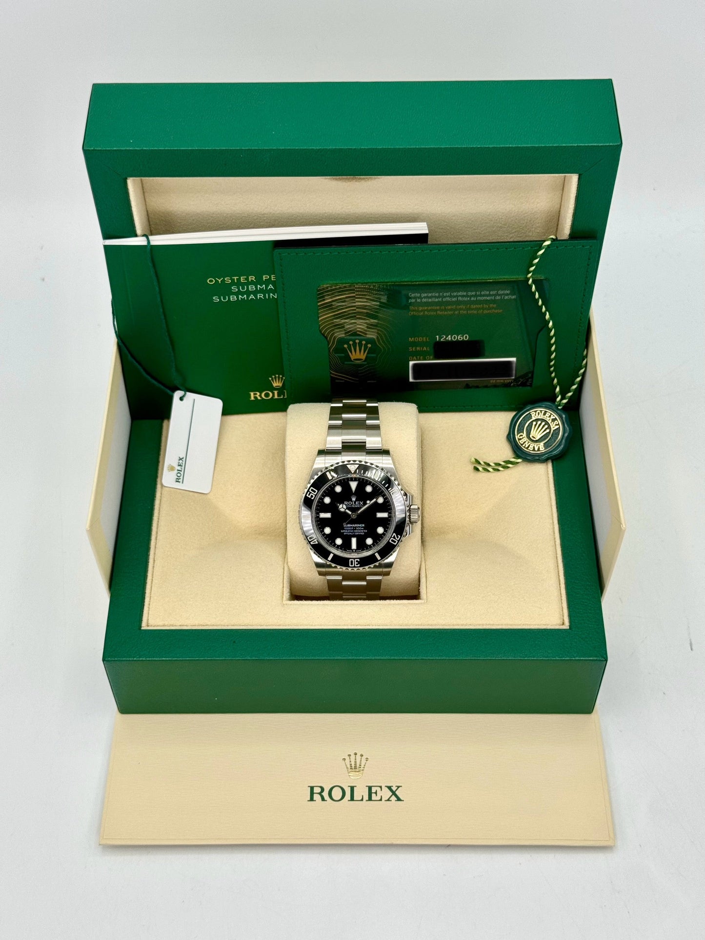 2023 Rolex Submariner 41mm 124060 Stainless Steel Black Dial - MyWatchLLC