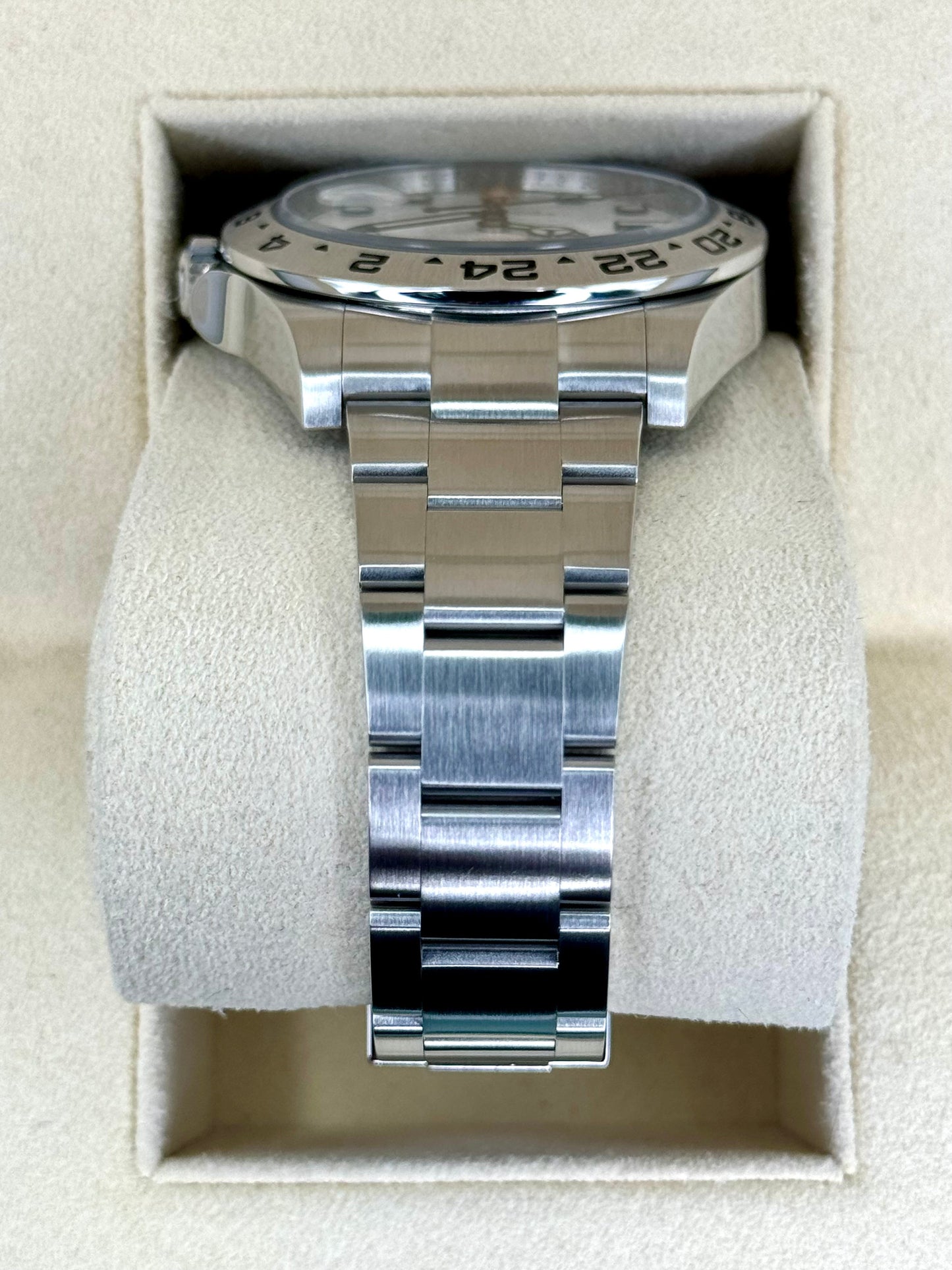 2017 Rolex Explorer II 42mm 216570 Polar White Dial - MyWatchLLC