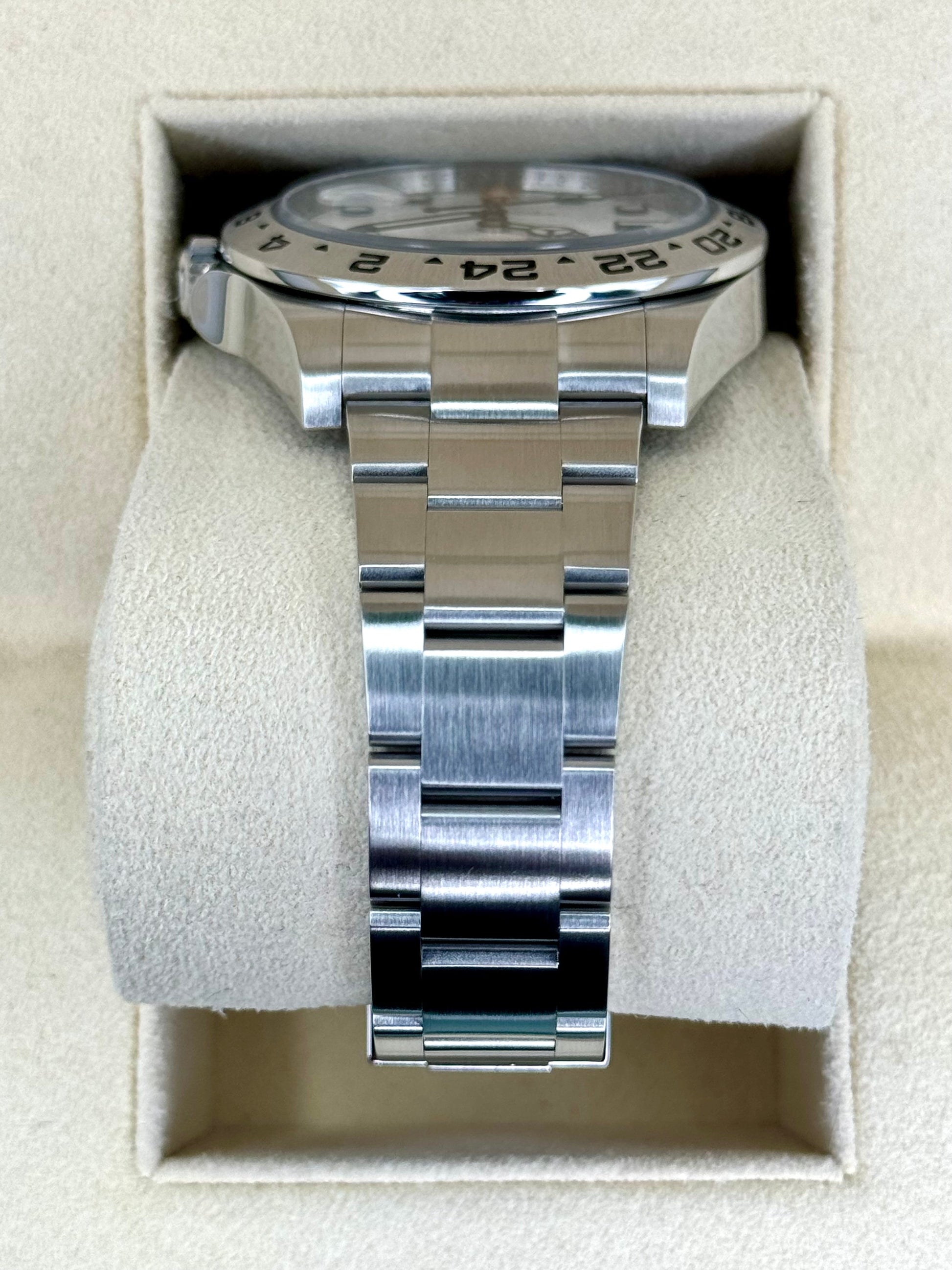 2017 Rolex Explorer II 42mm 216570 Polar White Dial - MyWatchLLC