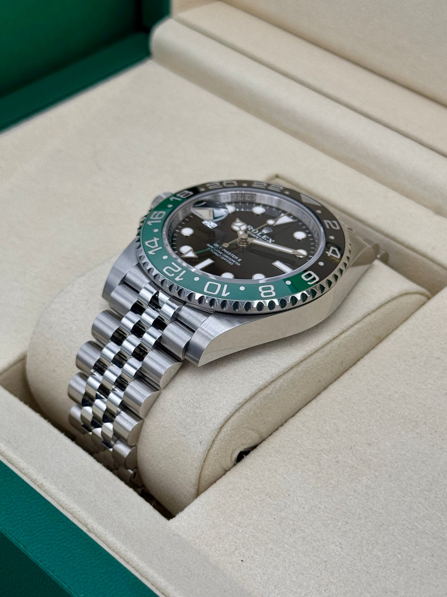 NEW 2025 Rolex GMT-Master II "Sprite" 40mm 126720VTNR Jubilee - MyWatchLLC