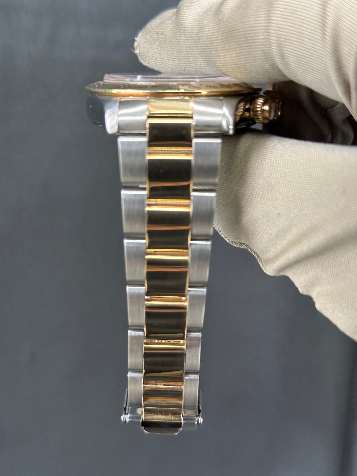 1991 Rolex Daytona 16523 Two-Tone Gold/Stainless Steel Zenith White Diamond Dial - MyWatchLLC