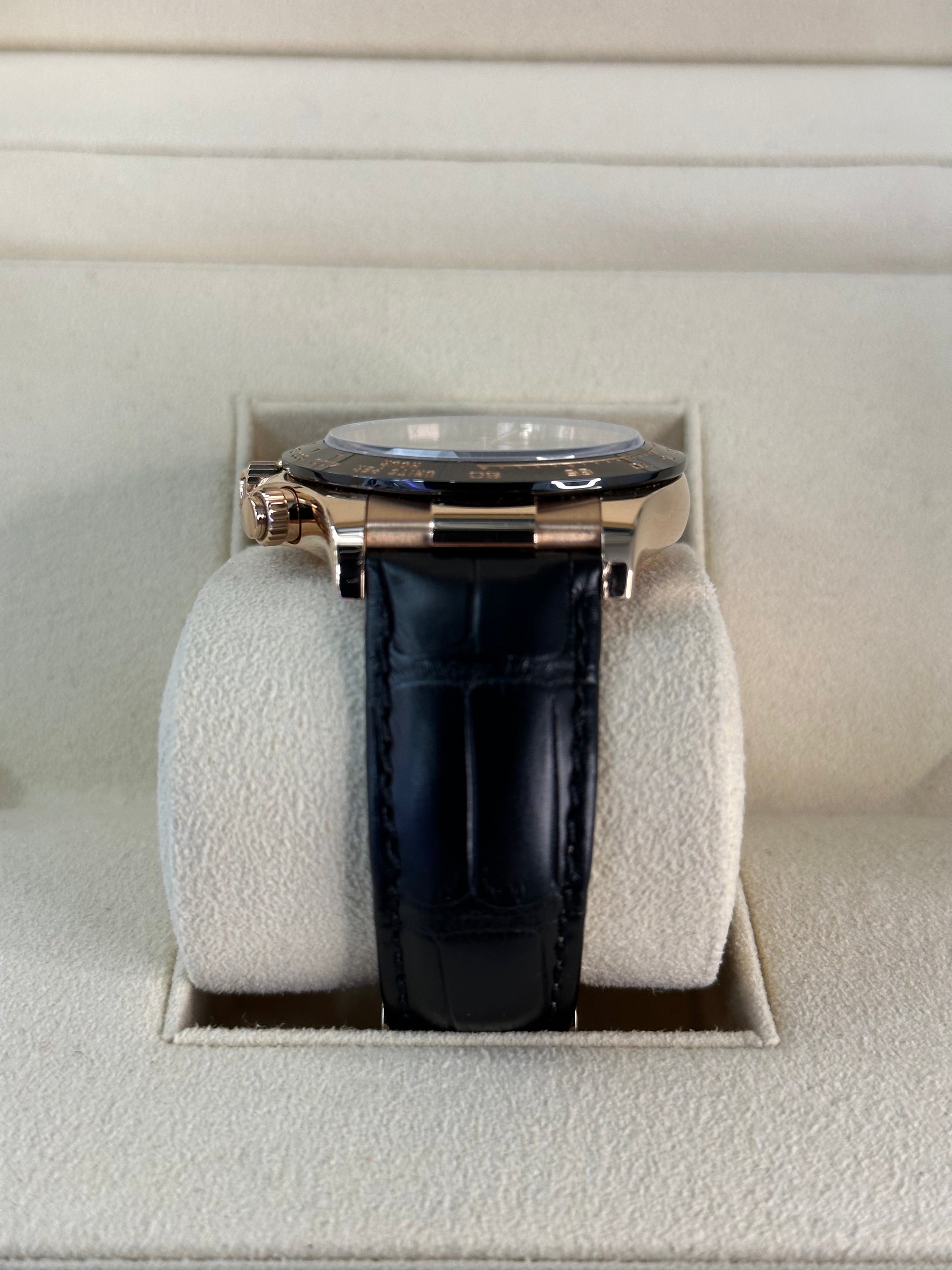 2011 Rolex Daytona 116515LN Rose Gold Chocolate Arabic Dial Complete - MyWatchLLC