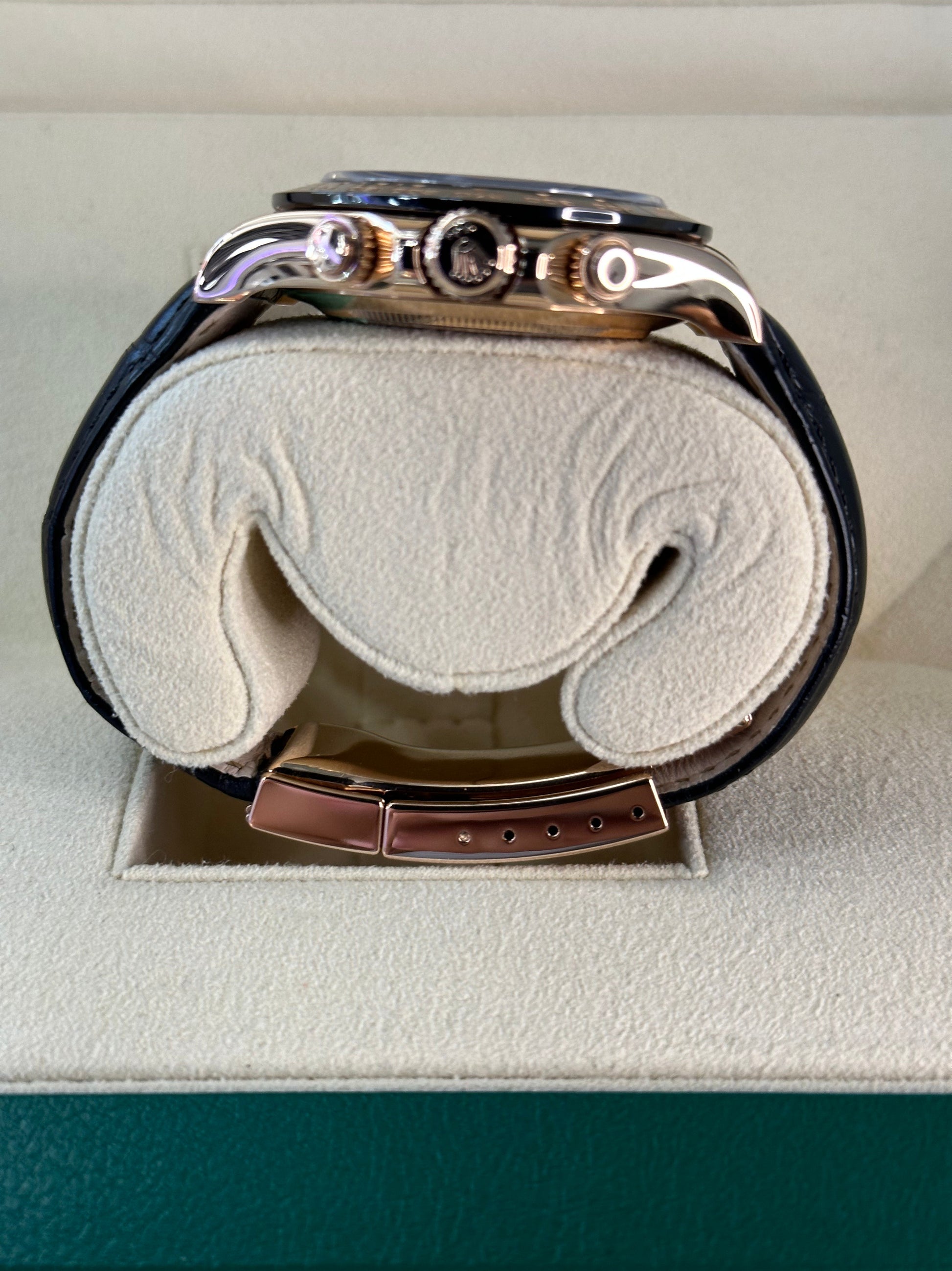 2011 Rolex Daytona 116515LN Rose Gold Chocolate Arabic Dial Complete - MyWatchLLC